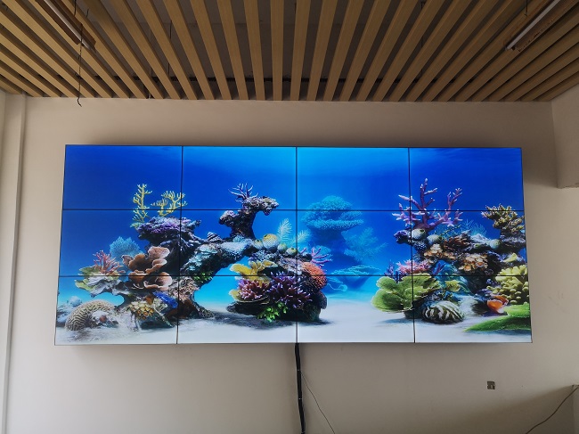 華邦瀛液晶拼接屏項目實拍圖